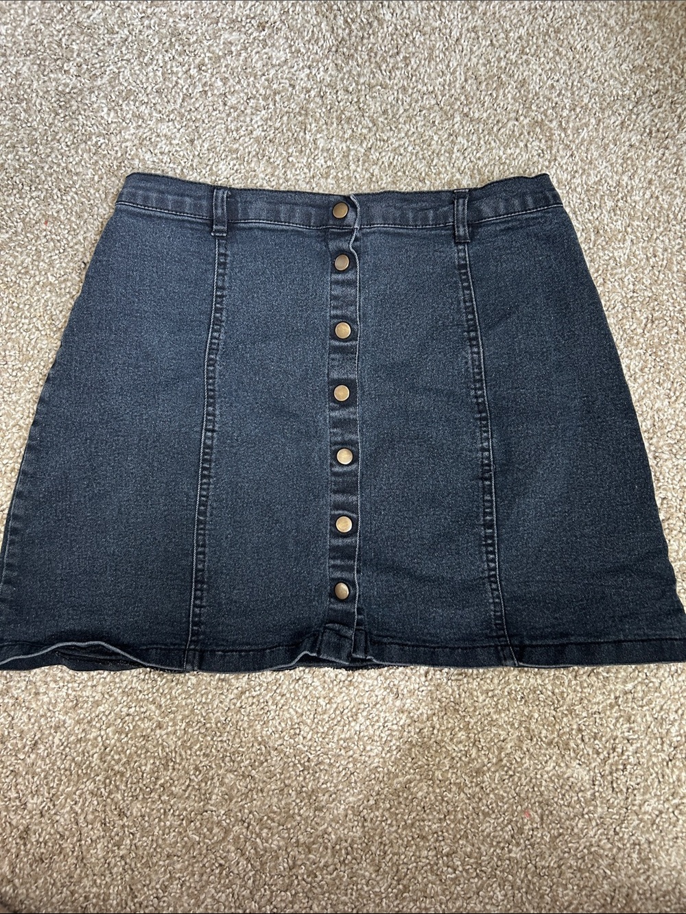 Mini Denim Skirt